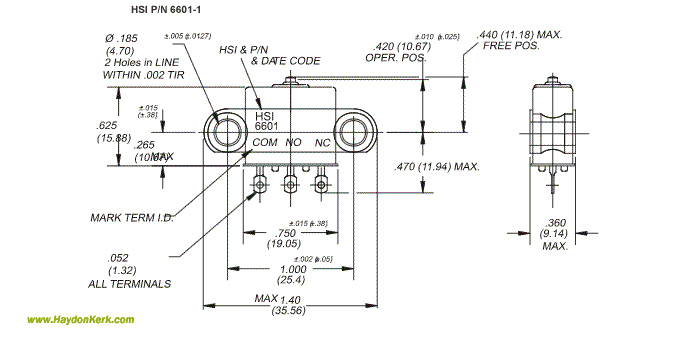 6700 Series Technical Diagram