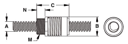 Haydon Kerk CMPT Lead Screw Nut Drawing